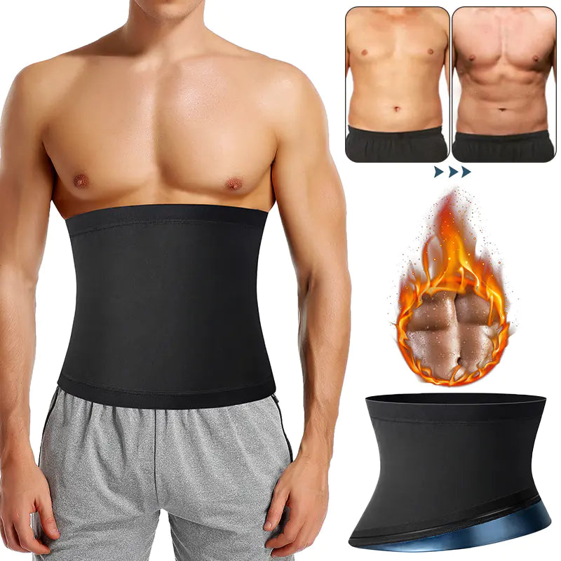 Men's Waist Slimming Sauna Trainer Belt