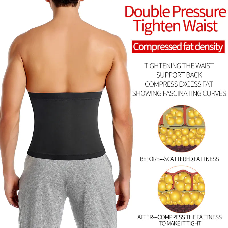 Men's Waist Slimming Sauna Trainer Belt